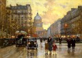 yxj040fD Impressionnisme Parisien scènes